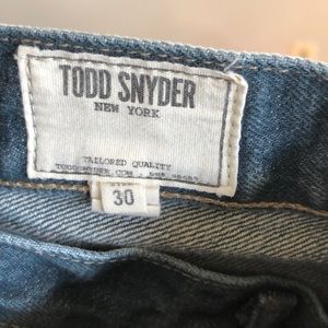 Tom Snyder Button Fly Jeans.